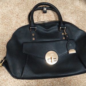 Black Aldo Handbag with Crossbody Strap